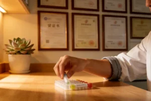 歌舞伎面谱综合征患儿特征性面容示意图