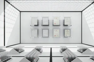 CHARGE综合征典型面部特征示意图