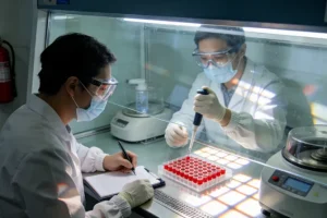 多学科团队评估CHARGE综合征患儿的场景