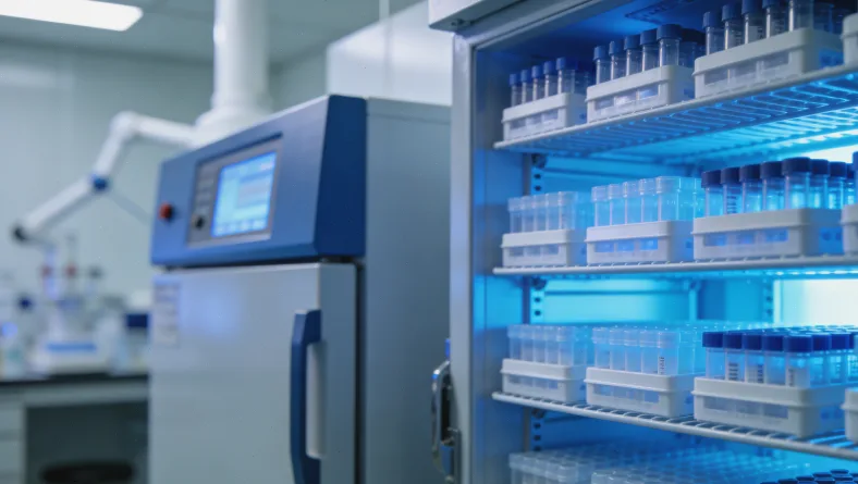 儿童正在接受专业听力检测