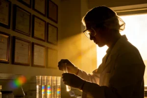 CHARGE综合征多学科诊疗团队协作示意图