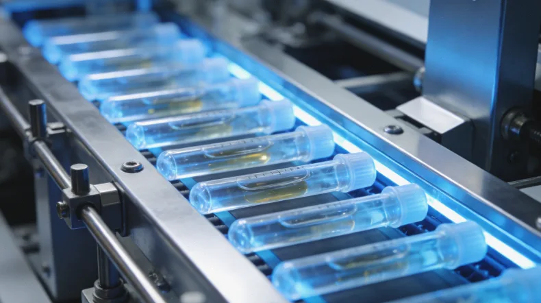 医生为孕妇进行产前超声检查特写