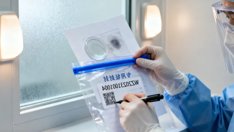 科凯恩综合征患儿典型面部特征图示