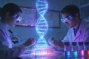 一位母亲正在耐心地用特殊奶瓶喂养婴儿