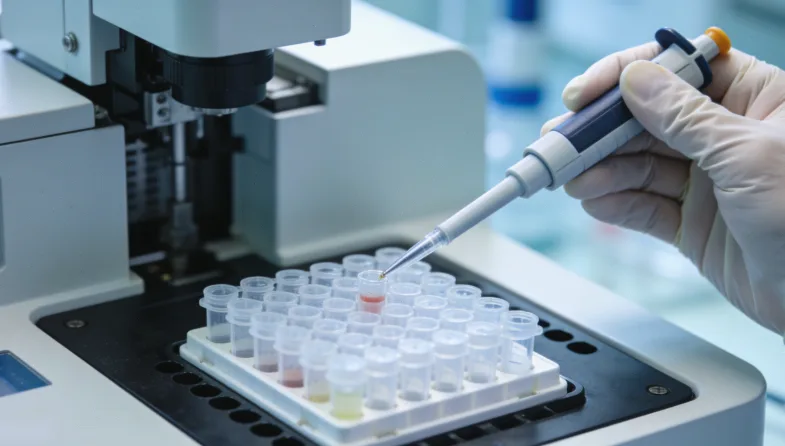 德朗热综合征典型面部特征示意图