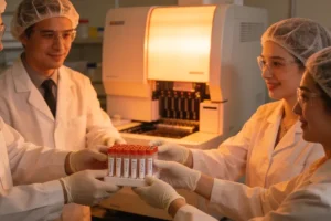 德朗热综合征典型面部特征示意图