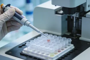 RSTS儿童特征示意图：弯眉、宽大手指