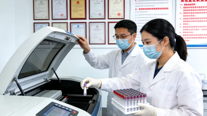 产科超声检查场景图