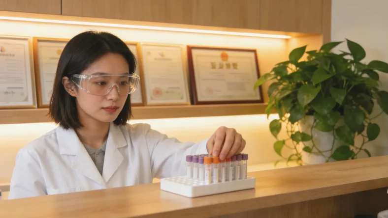 银屑病典型皮损与指甲病变示意图