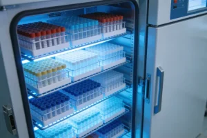 冬季干燥皮肤与正常皮肤屏障对比示意图