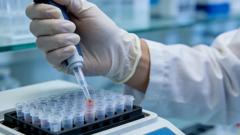 医生为夫妇进行遗传咨询场景