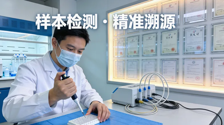 基因检测报告关键部分示意特写