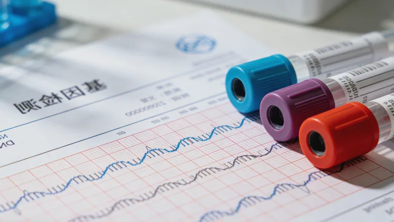 基因测序报告结果示意图