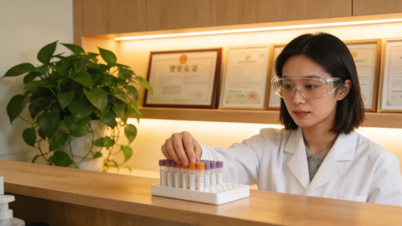 医学遗传科医生进行遗传咨询示意图