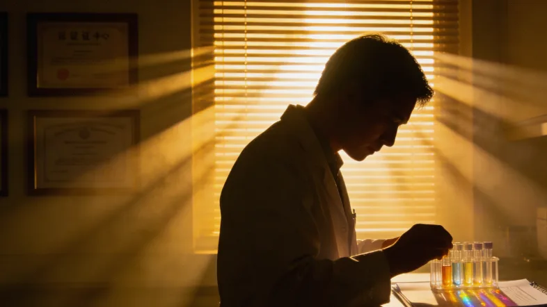 基因测序报告关键部分示意图