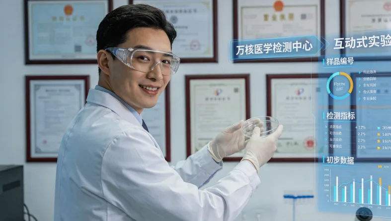 肿瘤基因检测报告单示意图