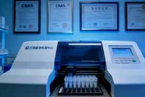 医生与患者家属沟通基因检测报告