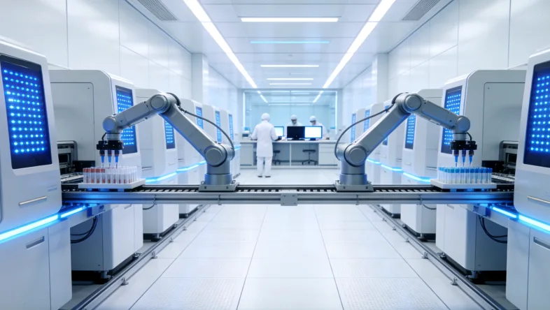 家属与医生共同查看基因检测报告