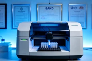 医生与患者讨论基因检测报告