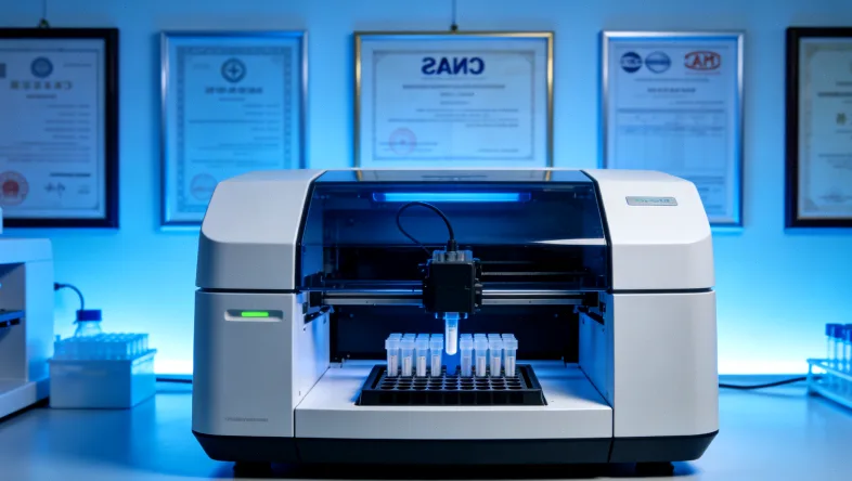 医生与患者讨论基因检测报告