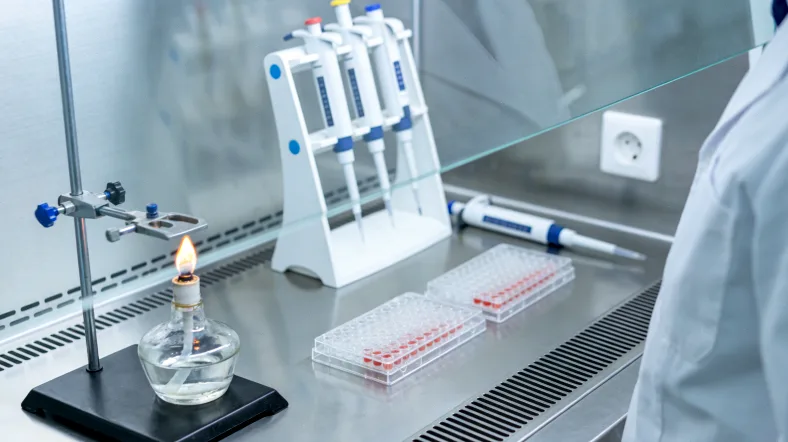 医生与患者共同查看基因检测报告并讨论