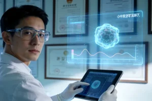 靶向药像钥匙匹配基因锁的示意图