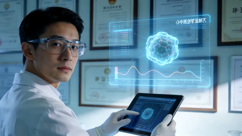 靶向药像钥匙匹配基因锁的示意图