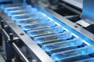 EGFR基因突变与靶向药物作用机制示意图