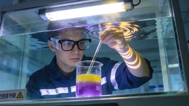 香烟与健康的肺部细胞对比示意图