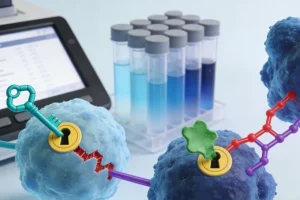 医生与患者共同查看基因检测报告