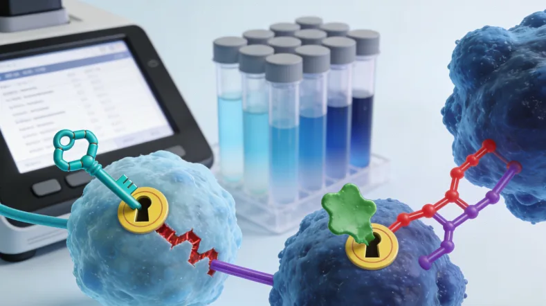 医生与患者共同查看基因检测报告