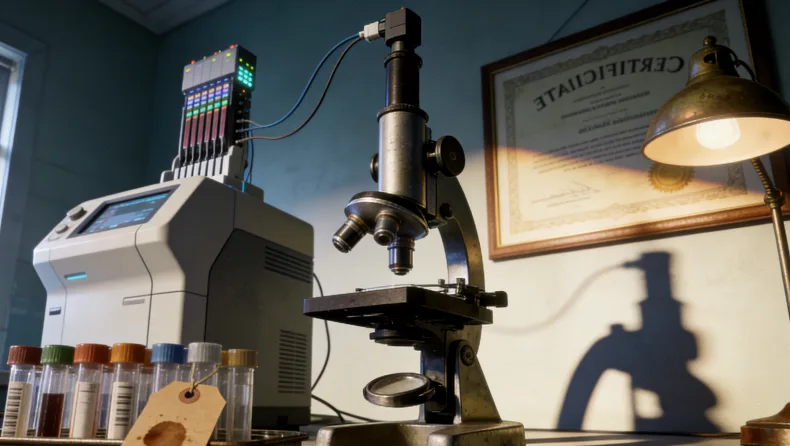 医生与听障患者面对面耐心沟通场景