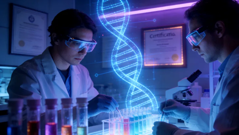 肺腺鳞癌病理切片示意图