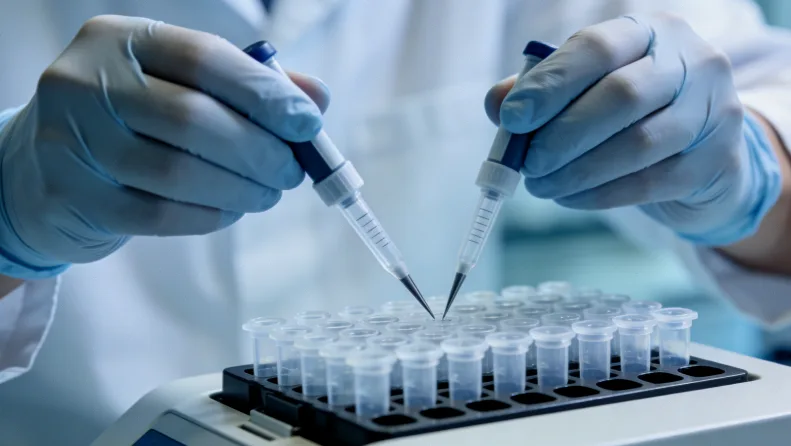 KRAS G12C突变蛋白与靶向药物结合示意图