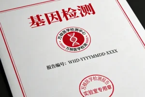 医生与患者讨论基因检测报告场景