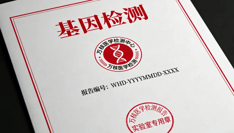 医生与患者讨论基因检测报告场景