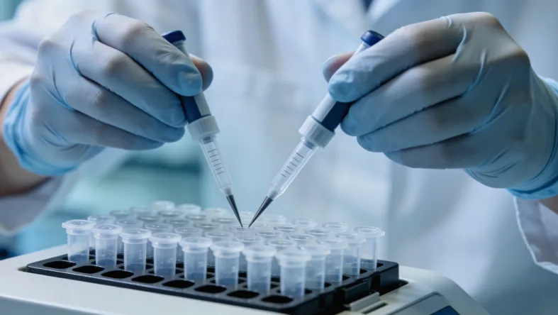 患者在家中使用血压计进行自我监测