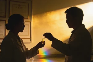 靶向药片与常见辅料（乳糖等）分解示意图