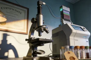 医生与患者沟通降压药方案的场景