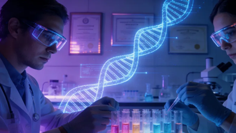 形象化的药物代谢通路与基因位点对应关系示意图