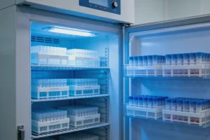 备孕女性测量血压的担忧表情