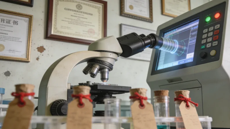 医生正在为幼儿进行皮肤点刺试验