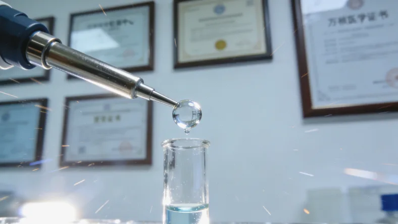 宝宝脸颊出现红色过敏性皮疹特写