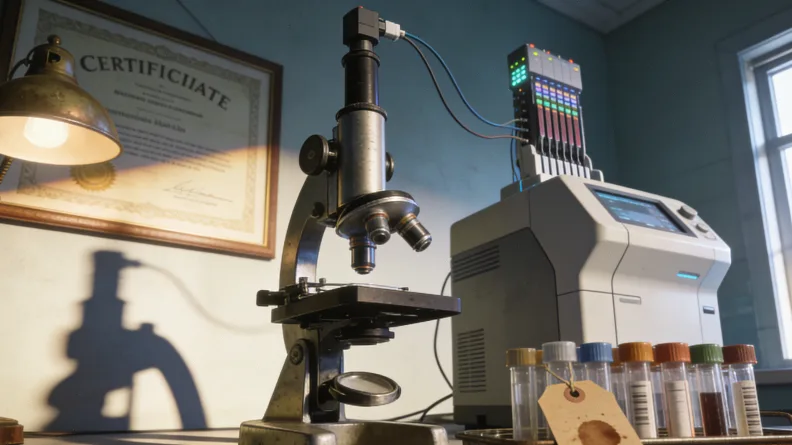 过敏性鼻炎患者接受皮肤点刺试验的临床场景