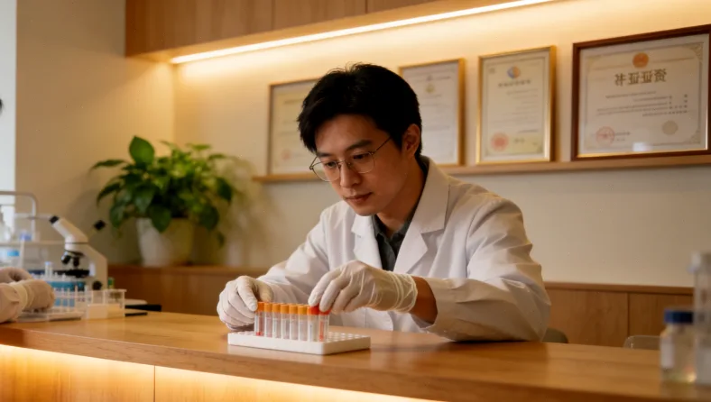 传统皮试与基因检测报告对比示意图