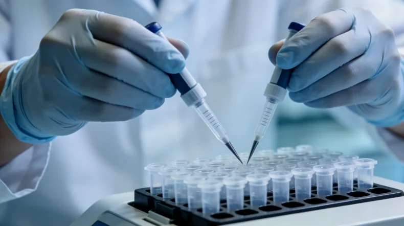 一份显示数百种食物条目的检测报告列表特写