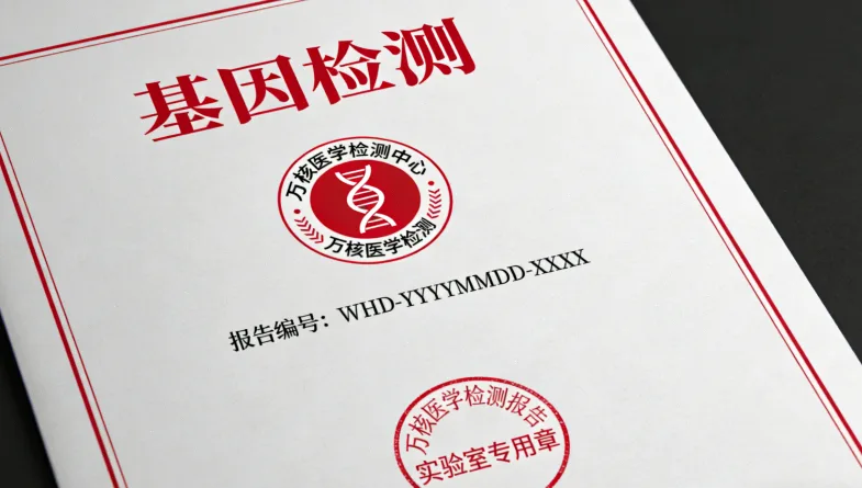 药物基因组学检测报告示意图