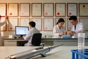 一位患者正对着一份药物基因检测报告陷入思考