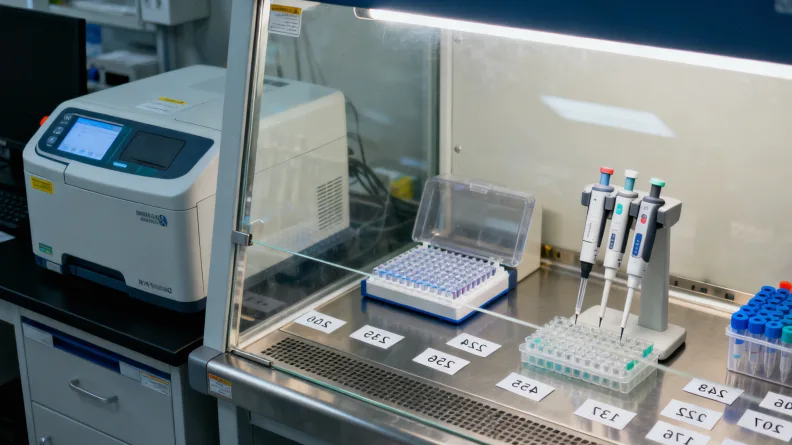 医生与糖尿病患者查看化验单交流