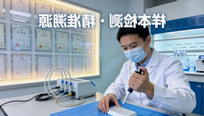 一位男士困惑地看着手中的基因检测报告